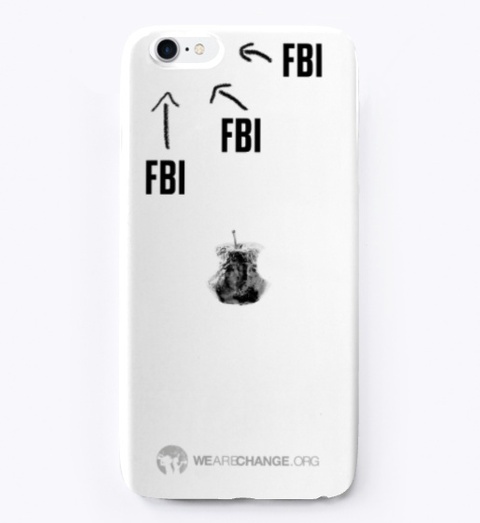 FBiPhone Case White