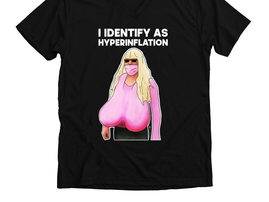 I Identify As Hyperinflation V-neck
