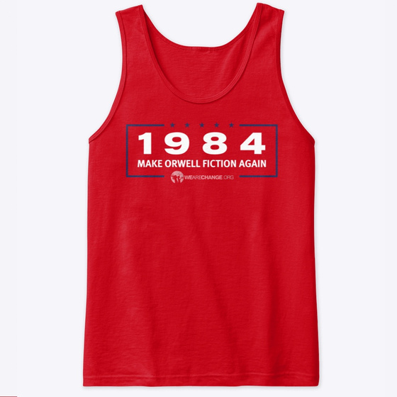 Make Orwell Fiction Again Special Print Tank Top