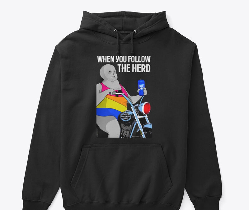 Men Who Follow The Herd Hoodie