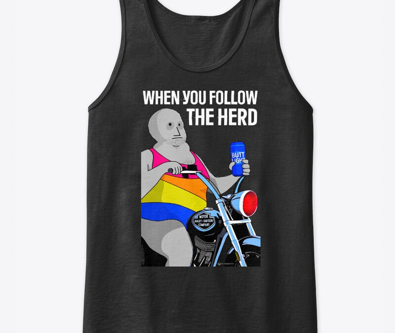 Men Who Follow The Herd Tank