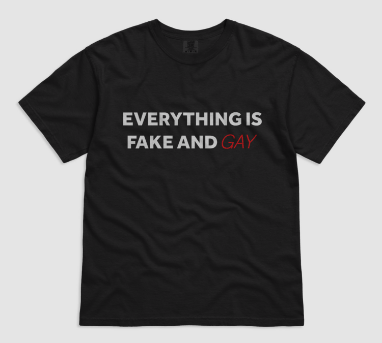 Everything Is Fake And Gay